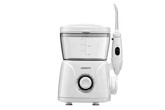 Іригатор ARDESTO стаціонарний, чаша 600 мл, від мережі , 8 насадок, білий Київ