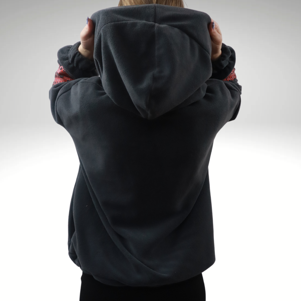 Худі жіноче "КОХАТИ" Оверсайз графітового кольору Кам'янець-Подільський - фото 2