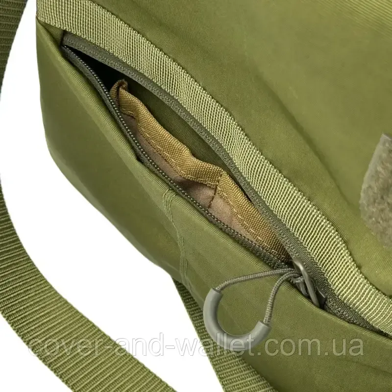 Тактическая сумка через плечо для скрытого ношения пистолета цвет олива 902781 Киев - изображение 5