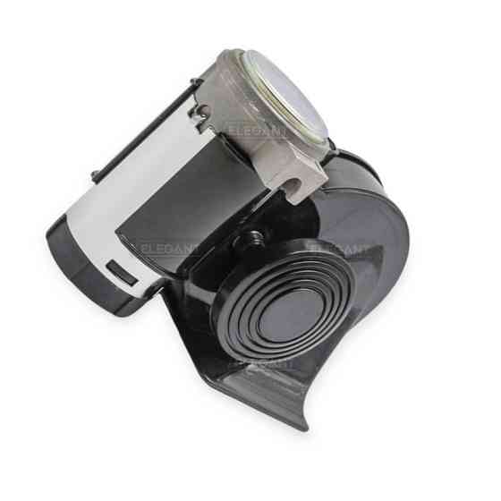 Сигнал воздушный улитка Nautilus 12V с компресором 2 тона черный Мукачево