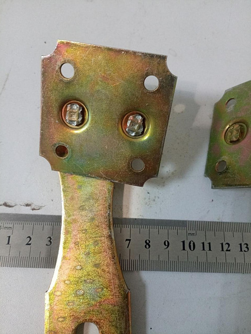 Скоба-скобель колодки  45х230мм, оцинк жовтий "P-o" Київ - фото 5