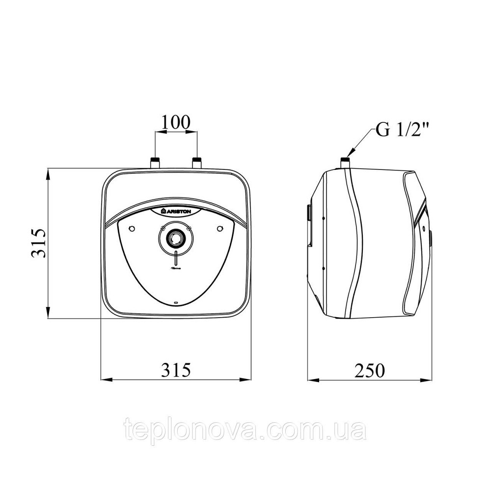 Водонагреватель Ariston Andris Lux 6 UR EU с мокрым ТЭНом 3626237 Черновцы - изображение 2