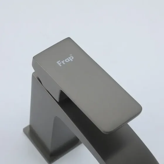 Смеситель для умывальника FRAP F1076-9, графит Киев
