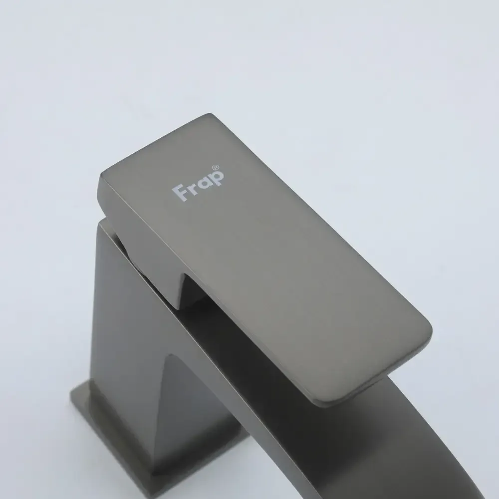 Смеситель для умывальника FRAP F1076-9, графит Киев - изображение 6