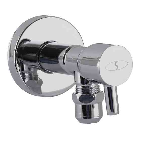 Кран полуоборотный угловой с цангой SOLOMON 1/2″х 3/8″ Lazer 7076 (000002250) Киев