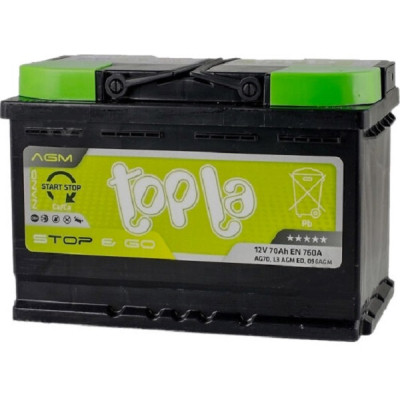Аккумулятор автомобильный Topla 70 Ah/12V EFB Japan Euro (112 270) Винница - изображение 1