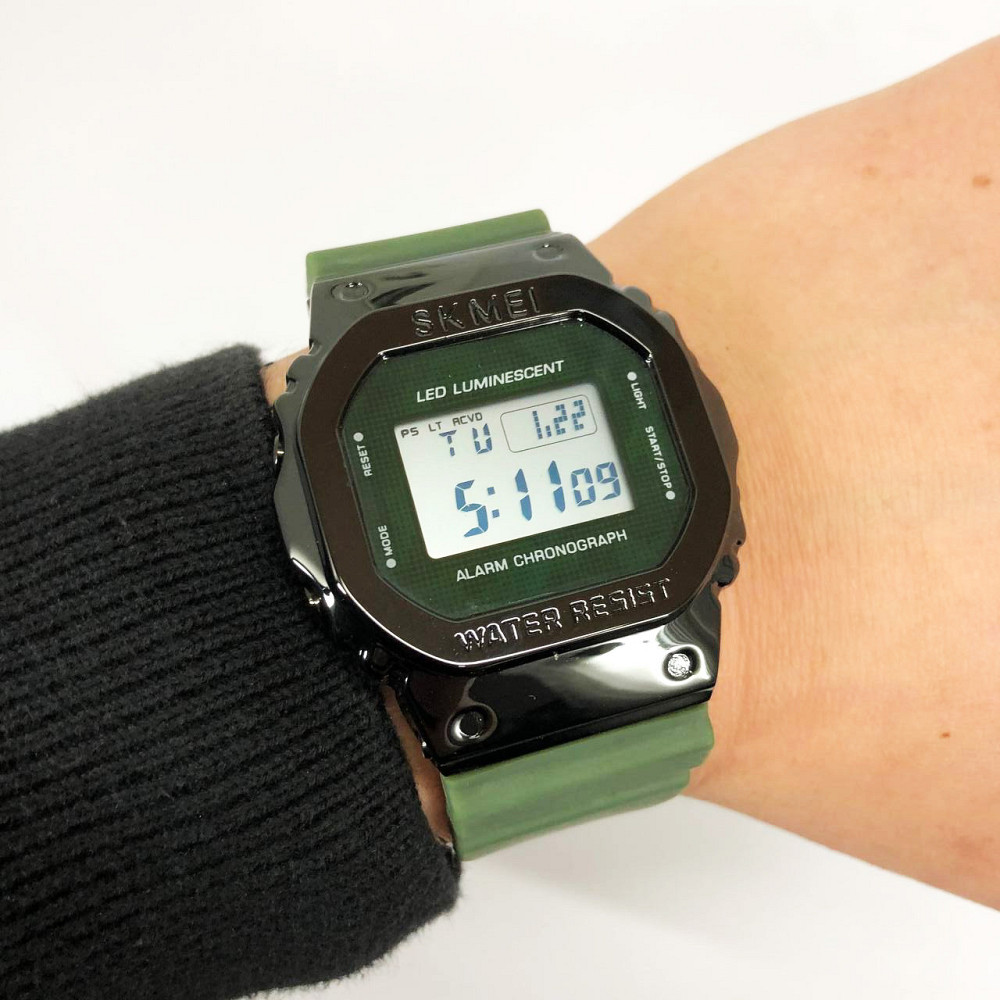 Військовий тактичний годинник SKMEI 1851AG, Годинник армійський скмей, DH-408 Водонепроникний годинник Київ - фото 8