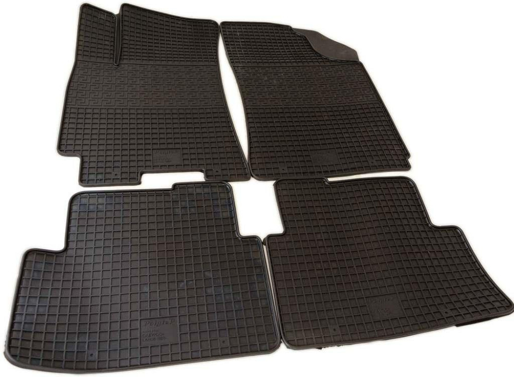 Килимки салону гумові Daewoo Lanos 97-, к-т (4шт.) Київ - фото 1