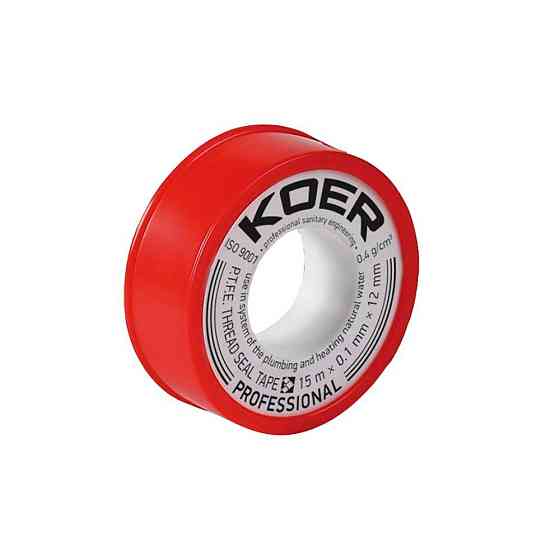 Фум лента белая 12*0,1*15м KOER Харьков