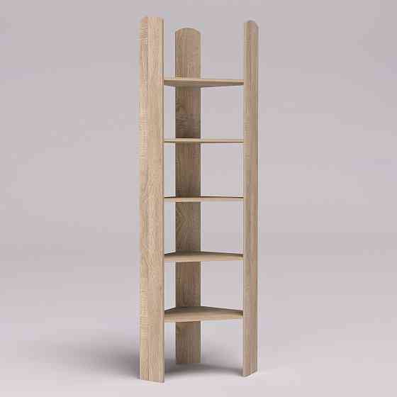 Стеллаж ОС-5 угловой, Дуб Сонома, 500/500/2000 Львов