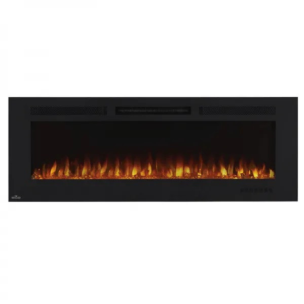 Камин электрический горизонтальный Allure Phantom 60 с металлической сеткой, черный мат (NEFL60FH-MT-EU) Код: 010740 Ровно - изображение 4