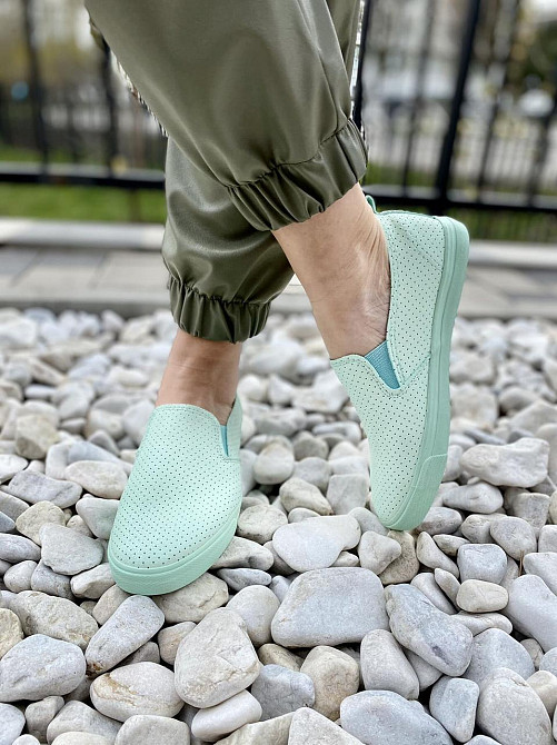 IDEAL Сліпони жіночі IDEAL WX37 бірюзовий (літо, еко-шкіра) (1374) лише 41р. Коломия - фото 8