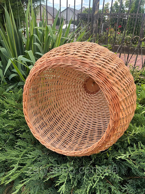 Люстра плетеная кофейная из лозы Киев - изображение 8