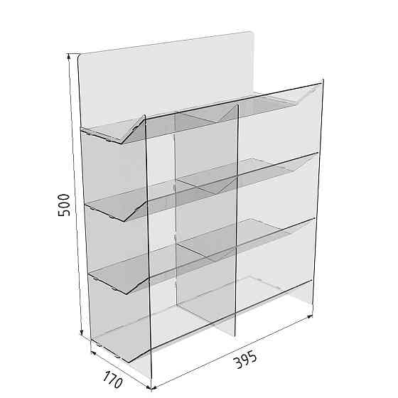 Вітрина EKOSTAR під цукерки настільна Київ
