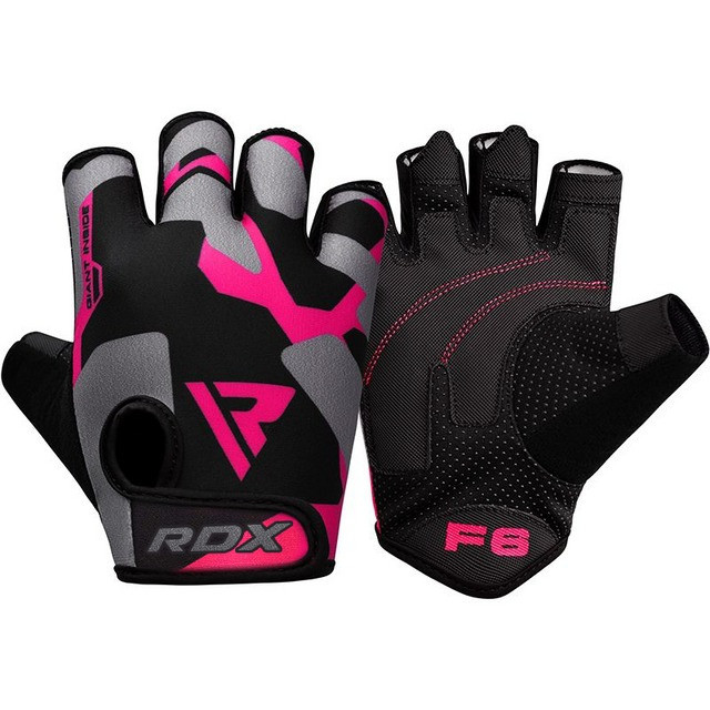 Рукавички для фітнесу RDX F6 Sumblimation PINK S Каменское - изображение 1