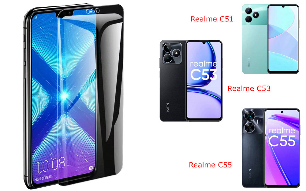 Защитное стекло NeoGlass для Realme C51, Realme C53, realme C55 – ультрапрозрачное и устойчивое Киев - изображение 2