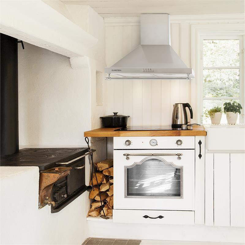 Вытяжка Montblanc 60 610 м³/ч 165 Вт 2x1,5 Вт Светодиодная планка серебристо-серая (Германия, читать описание) Ровно - изображение 3