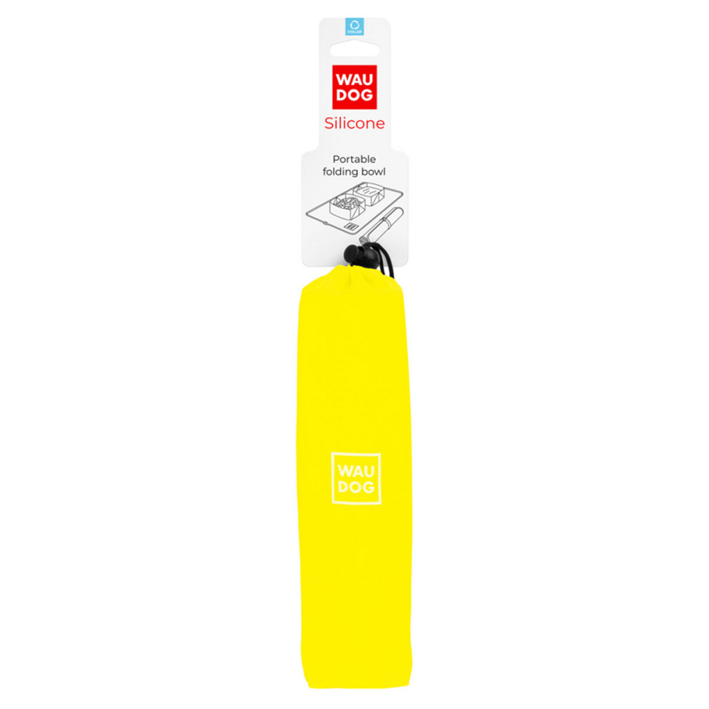 Миска складана WAUDOG Silicone,385х230х50 мм жовтий Київ - фото 1