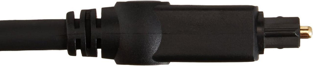 Оптичний цифровий аудіокабель Toslink 1 м для телевізора чорний Київ - фото 2