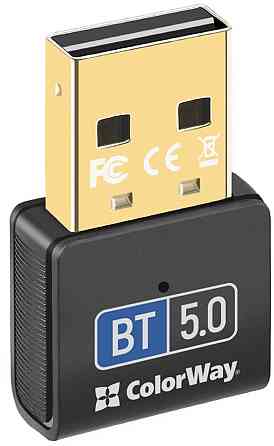Адаптер Bluetooth v5.0 USB, чорний Colorway Винница