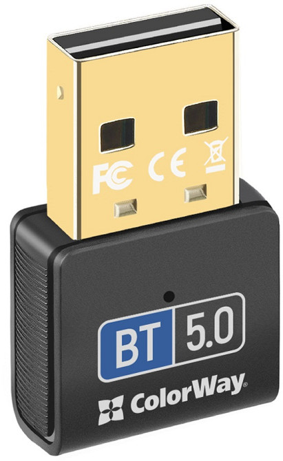 Адаптер Bluetooth v5.0 USB, чорний Colorway Винница - изображение 1