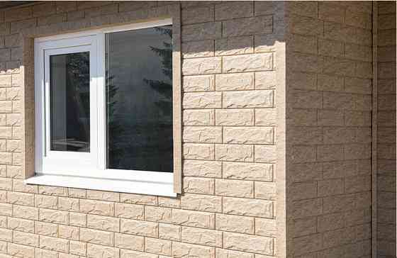 Сайдинг Стоун-Хаус Камінь Золотистий (подвійний замок) 3025х225 мм Дніпро