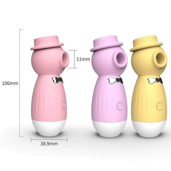 Клиторальный вакуумный вибратор в шляпе Wo-sex LiloUSB - Фиолетовый Винница - изображение 7