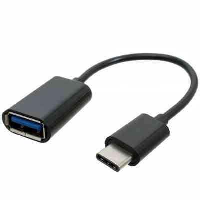 Дата кабель OTG USB 2.0 - TYPE-C 0.15m Patron (PN-OTG-TYPE-C) Винница