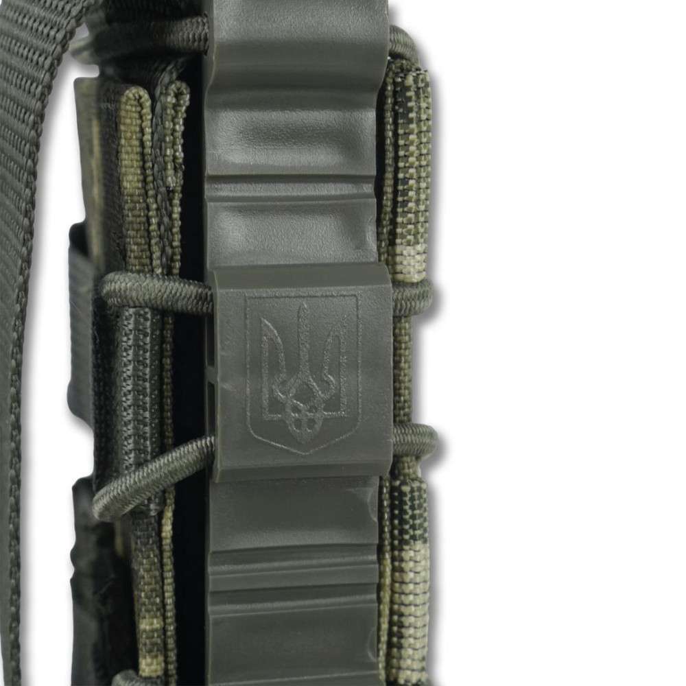 Жорсткий посилений тактичний підсумок на 1 магазин Kiborg GU Single Mag Pouch Pixel. Підсумки для магазинів Київ - фото 8