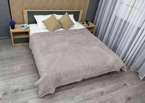 Плед 200х230 см (+-10см) "Косичка" колір сірий (87-341) Київ