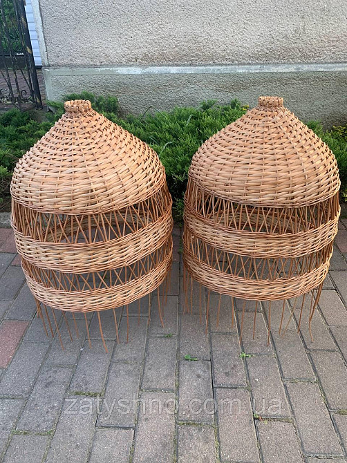 Светильник из лозы  подвесной плетеный Киев - изображение 4