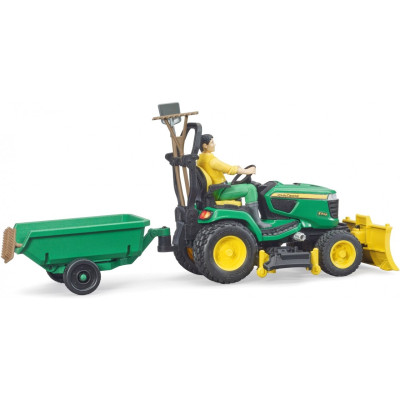 Спецтехника Bruder садовый трактор John Deere с прицепом и фигуркой садовода (62104) Винница - изображение 5