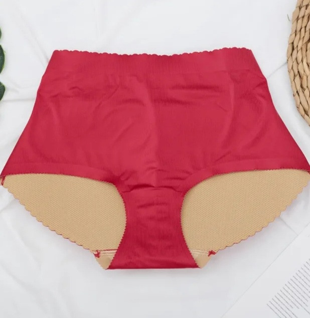 Трусы с эффектом пуш ап с утяжкой 46 бордовый Киев - изображение 1