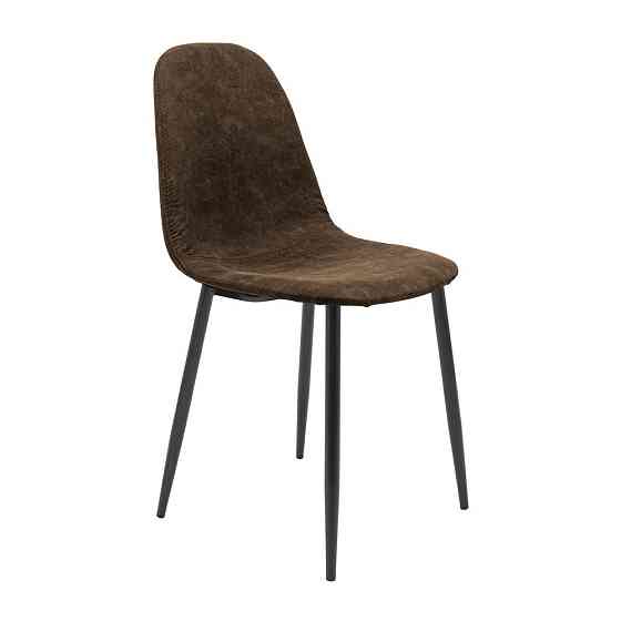 Стілець крісло м'який MacaoDesign U Jeep 23 чорні ніжки Коричневий Київ