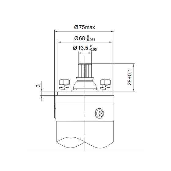 Aquatica Насос центробежный 0.25кВт H 35(26)м Q 45(30)л/мин Ø80мм 20м кабеля mid AQUATICA 3QJED Коломия