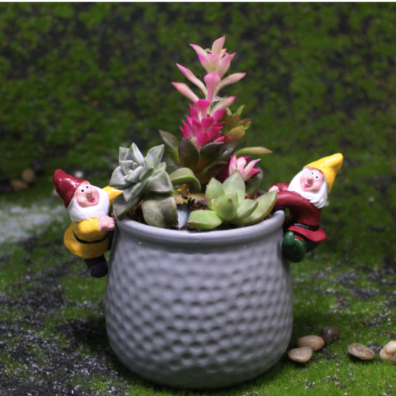 Гноми для вазону та акваріуму 2 шт 5 х 4.7 см Полістоун Одеса