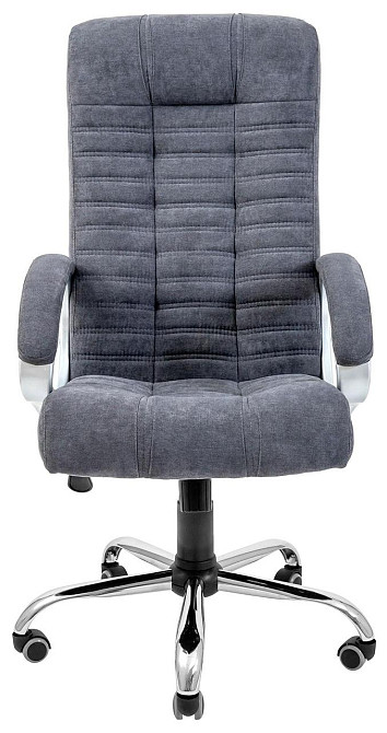 Офисное Кресло Руководителя Richman Atlant Rosto 97 Хром М3 MultiBlock Серый Днепр - изображение 9