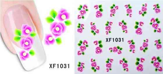 Наклейки для ногтей XF1031 Киев