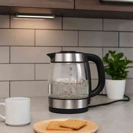 Електричний чайник Domotec MS-7946 скляний 1,7л 2200Вт CA-31 Львів