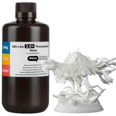 Фотополімерна смола ELEGOO Resin, ABS-like 3.0 plus 1кг, white (50.103.0242) Вінниця