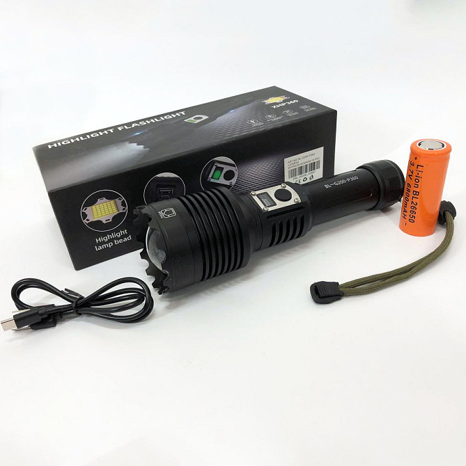 Ліхтарик на всі випадки Bailong BL-G200-P360, Потужний ручний ліхтарик, Ліхтарик NJ-376 police оригінал Київ - фото 6