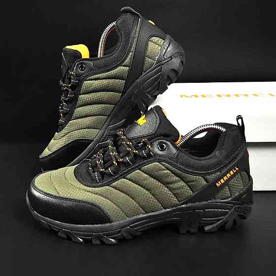 Кросівки MERRELL ТЕРМО Gore-Tex Чоловічі Хакі Меррілл Гортекс Зимові (розміри: 41,42,43,44,45) Відео Огляд Дніпро