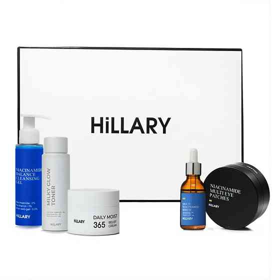 Комплексний б’юті-сет для жирної та комбінованої шкіри Perfect Niacinamide Sebo Balance Hillary Вінниця