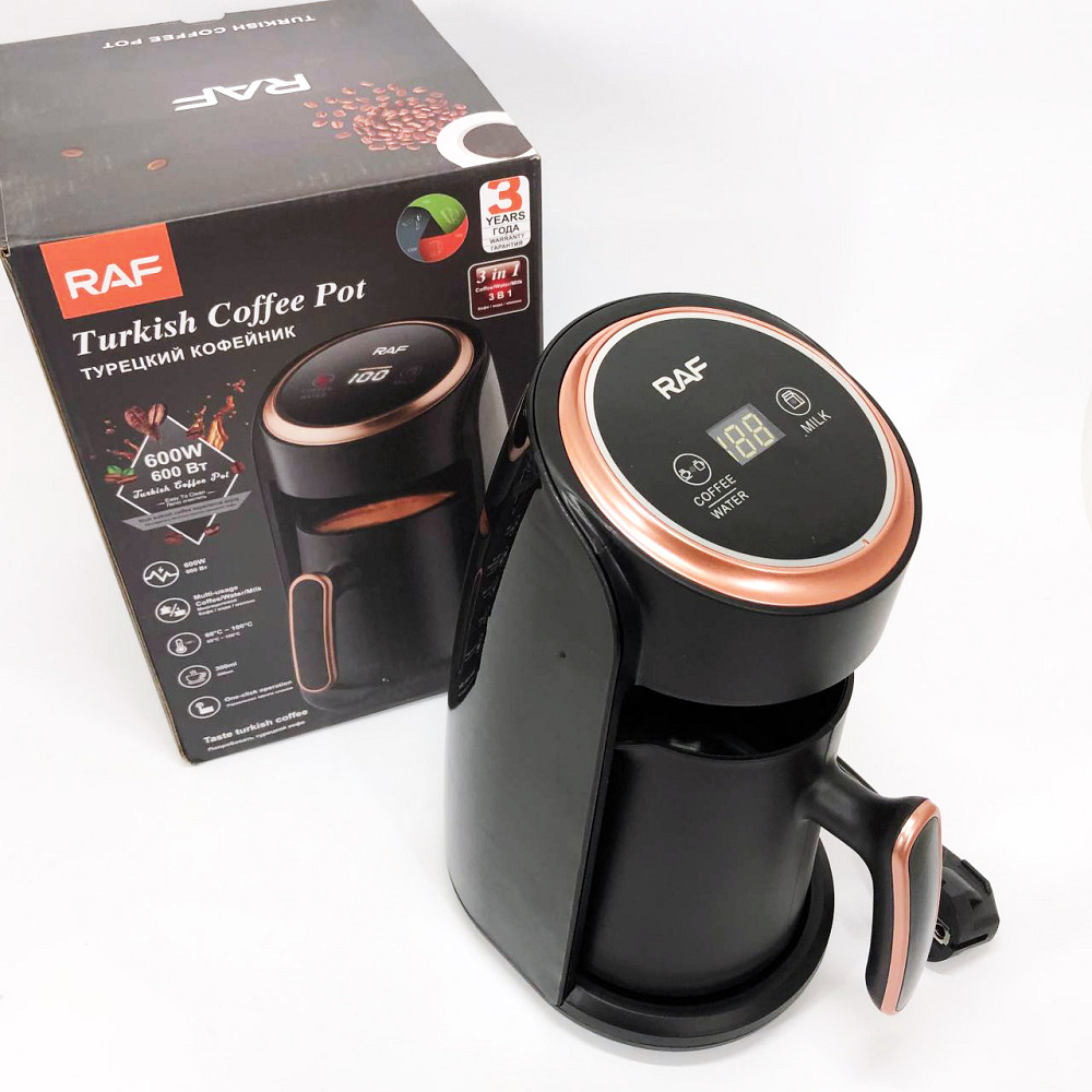 Электротурка электрическая RAF-R.116 300 мл 600Вт, Электрическая турка для кофе с автоотключением MO-28 Львов - изображение 14