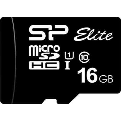 Карта памяти Silicon Power 16Gb microSDHC UHS-I class 10 (SP016GBSTHBU1V10SP) Винница