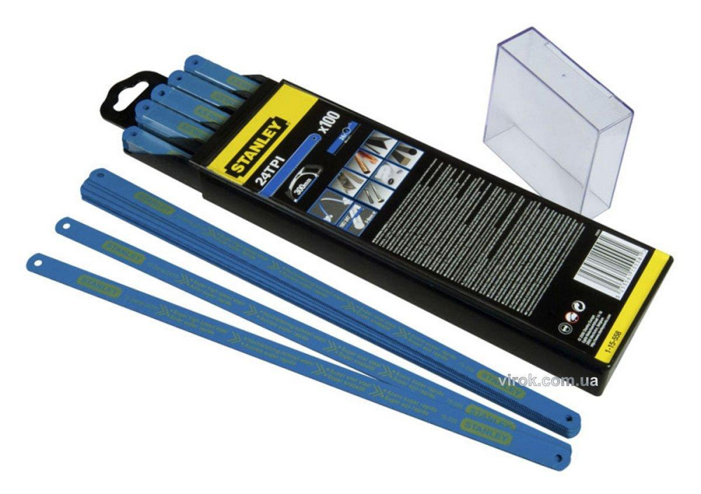 Полотно для металу STANLEY: 24 зуби/1" L = 300 мм. уп. 100 шт. Одеса - фото 1