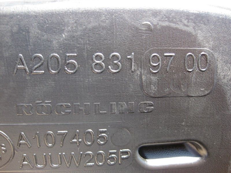 Mercedes-Benz  A2058319700 Повітряний канал вентиляції під лівим переднім сидінням GLS C253 X253 E-Class W213 S213 CLS C257 Одесса - изображение 4