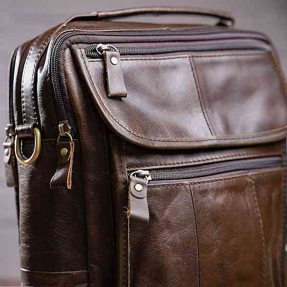 Сумка мужская Vintage 14764 Коричневая Киев