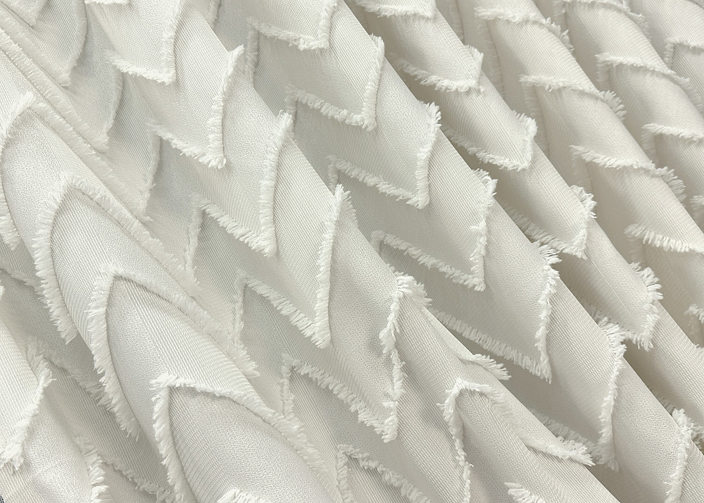 Комплект штор VR-Textil Лен Букле № 1815ш Молочный 150х295 см 2 шт (33-0781) Киев - изображение 6