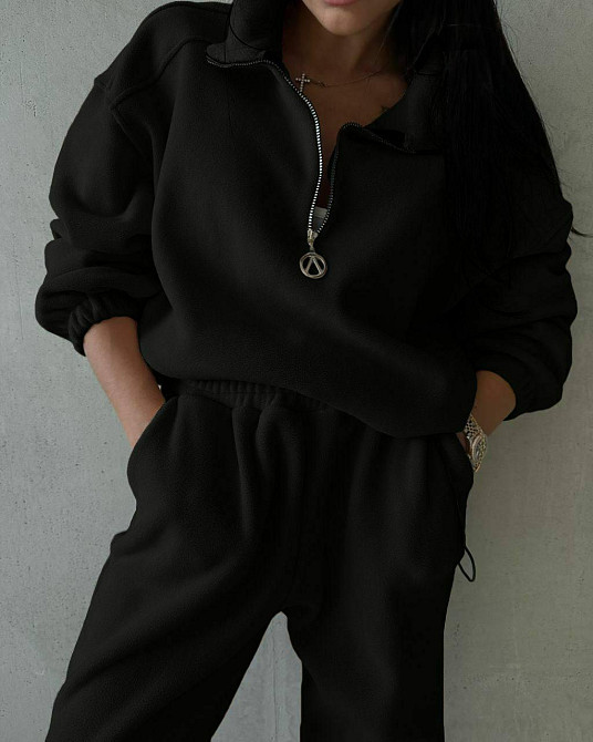 Теплий жіночий костюм з фліс-полару Одеса - фото 4